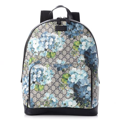 gucci monogram blooms print slides|Gucci monogram backpack.